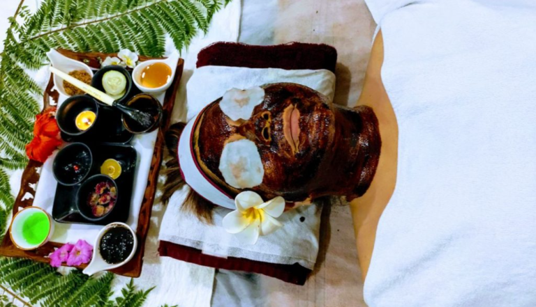 Organic Spa with facial in wellness retreats